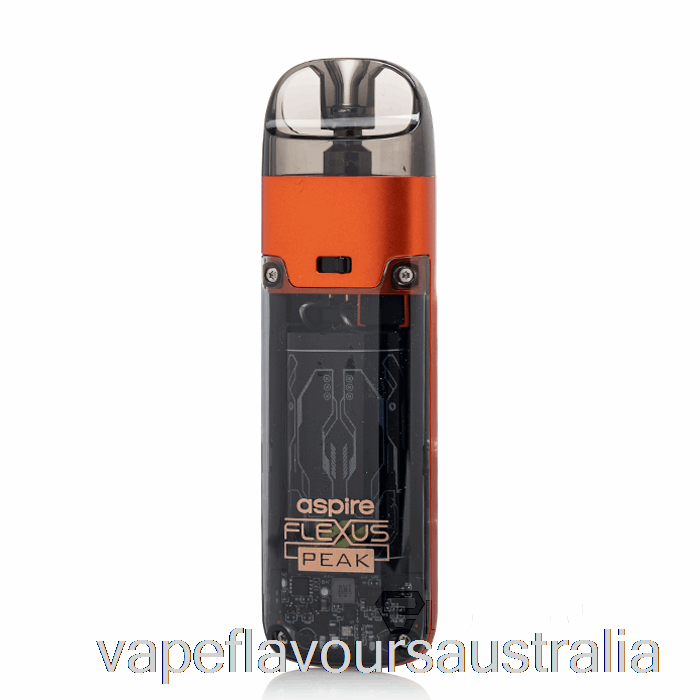 Vape Nicotine Australia Aspire Flexus Peak Pod System Amber Orange